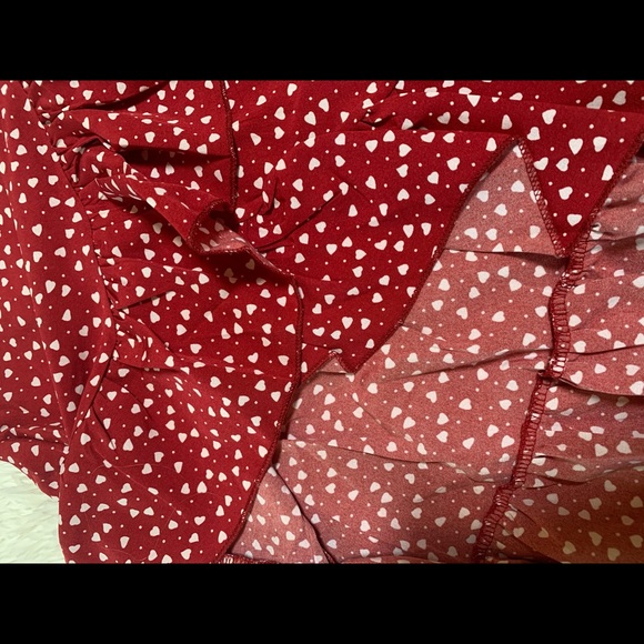 🦋New SHEIN ruffle heart mini skirt - Picture 3 of 5